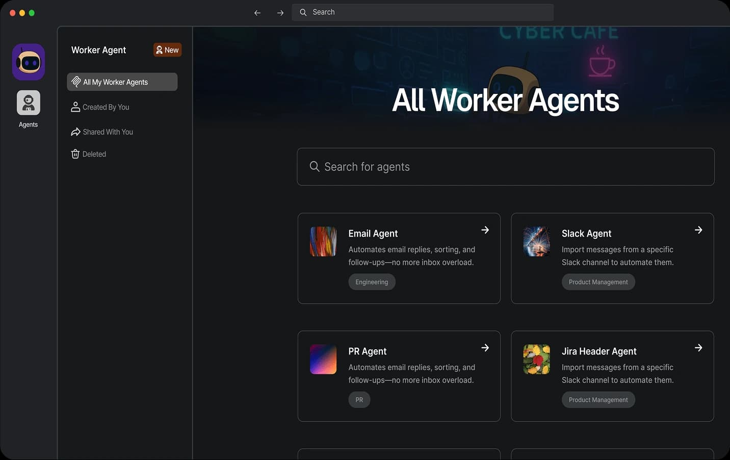 Spark desktop app screenshot